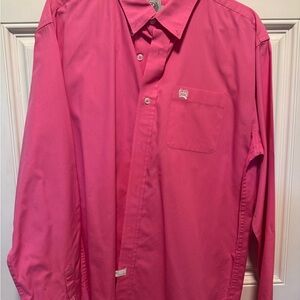 Men's / Boys Pink Cinch Dress Shirt
